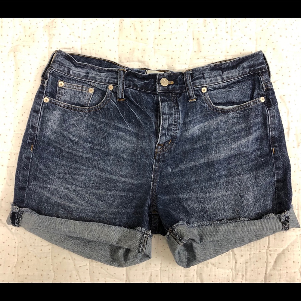 Madewell button fly cutoff shorts size 30